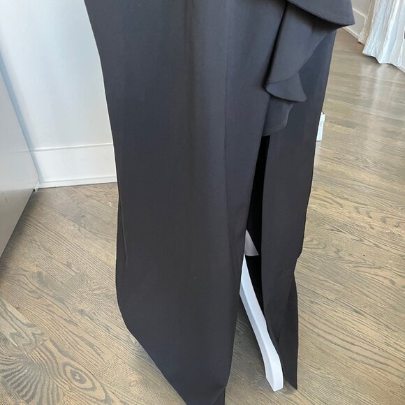 NWOT Eliza J Sleeveless Cascading-Ruffle Gown - Picture 4 of 16